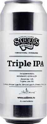 салденс трипл ипа / salden's triple ipa ж/б (0,5 л.)