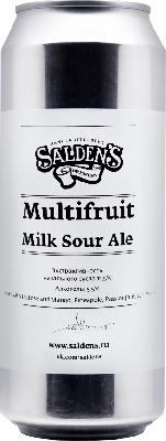 салденс милк сауэр эль мультифрукт / salden's milk sour ale multifruit ж/б (0,5 л.)