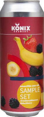 коникс сэмпл сэт клубника & банан & ежевика / konix sample set strawberry & banana ж/б (0,5 л.)