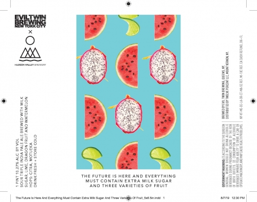 Зе Фьючер Из Хире Энд Эверисинг Маст Контейн Экстра Милк Шугар Энд Сри Вариетиес Оф Фрут