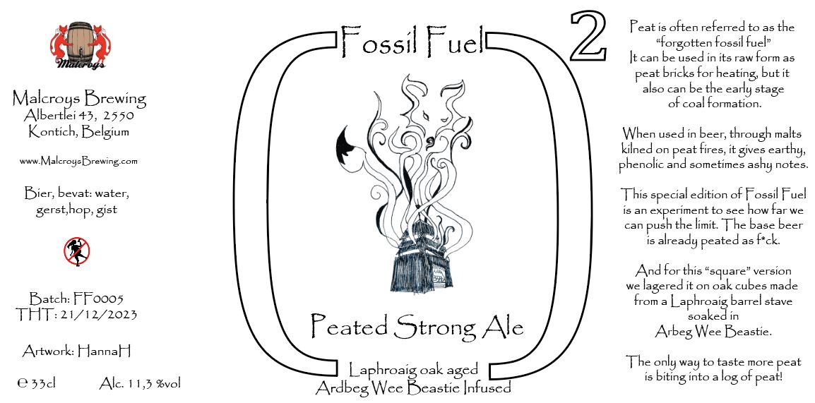 Фоссил Фьюэл² (Сквэр) Лафройг Оук Эйджид - Ви Бисти Инфьюзд