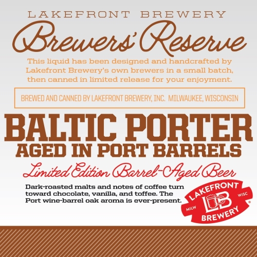 Брюэрс Резерв Балтик Портер Эйджд Ин Порт Баррелс