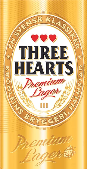 Три Хартс Премиум Лагер