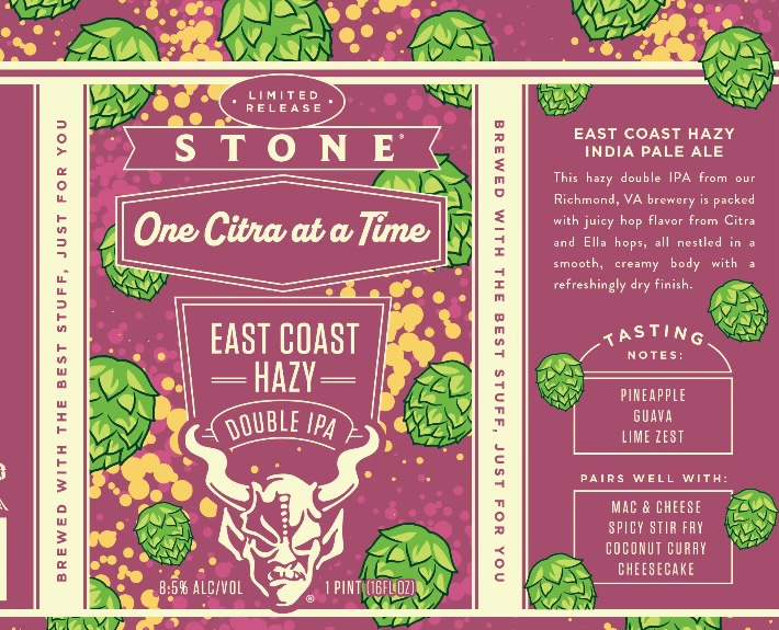 Ван Ситра эт а Тайм Ист-Кост Хейзи Дабл ИПА