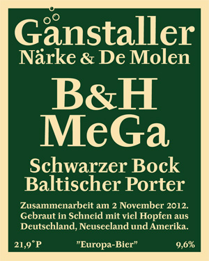 Би энд Эйч МеГа Шварцбир Бок Балтишер Портер