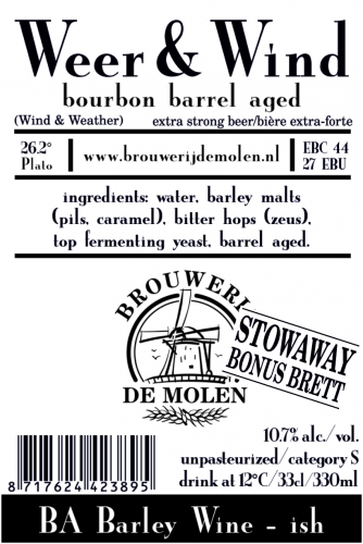 Вир энд Винд Бурбон Баррел Эйджд Стоуэй Бонус Бретт