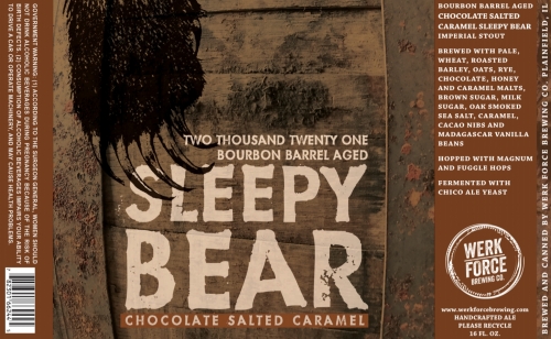 Бурбон Баррел Эйджд Чоколейт Солтид Карамел Слипи Беар