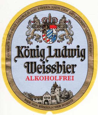 Кёниг Людвиг Вайсбир Алкогольфрай
