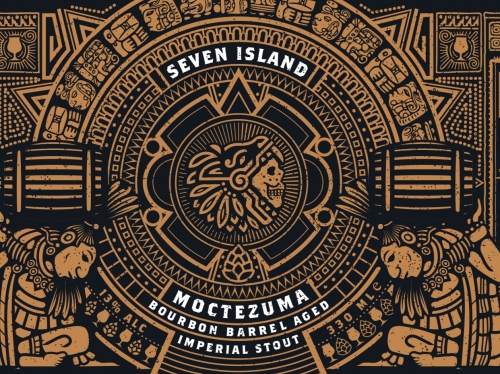 Моктезума Бурбон Баррел Эйджд Империал Стаут (Хевен Хилл Баррелс)2020 винтаж