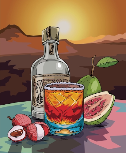 Личи Гуава Мескалита