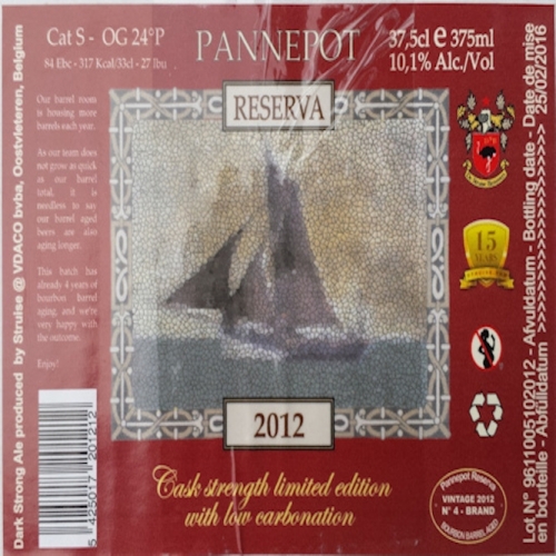 Паннепот Резерва (2012) - Каск Стренгт Бурбон Баррел Эйджед