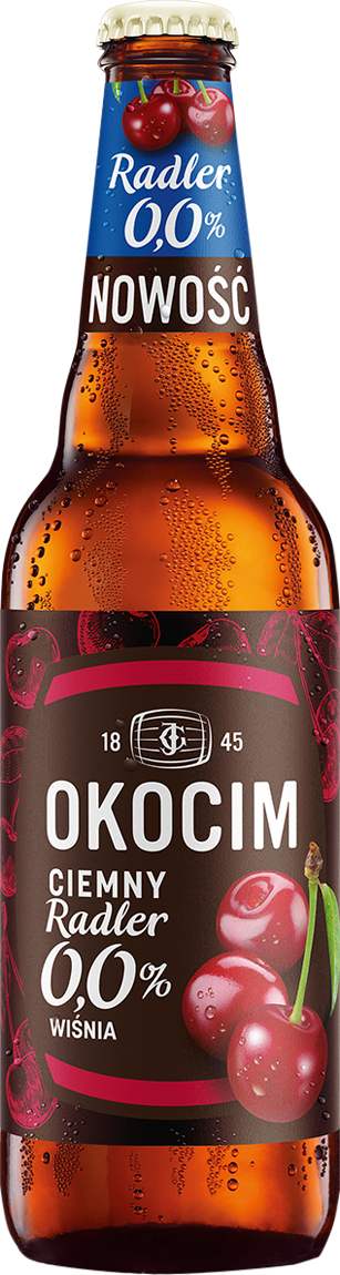 Окоцим Циемны Радлер 0,0% Вишня