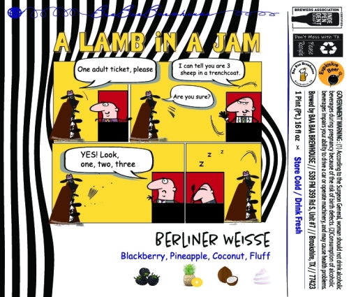 Лэмб Ин А Джэм - Блэкберри, Пайнэпл, Флафф & Коконут