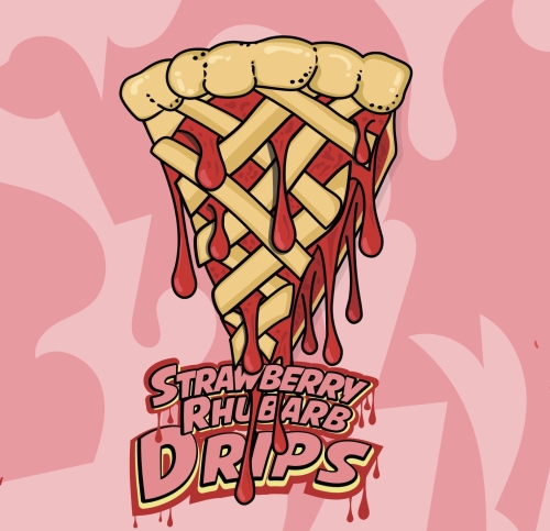 Строберри Рубарб Дрипс Джи-Эф Соур