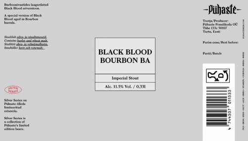Блэк Блад Бурбон БА (Сильвер Сериес)