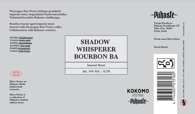 Шэдоу Висперер Бурбон БА (Сильвер Сериес)