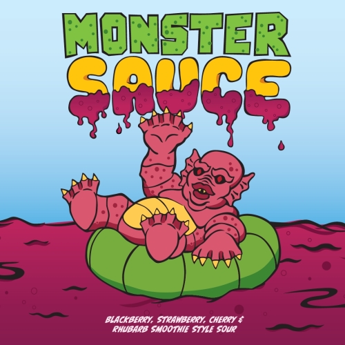 Монстер Соус: Блэкберри, Строберри, Черри и Ревень