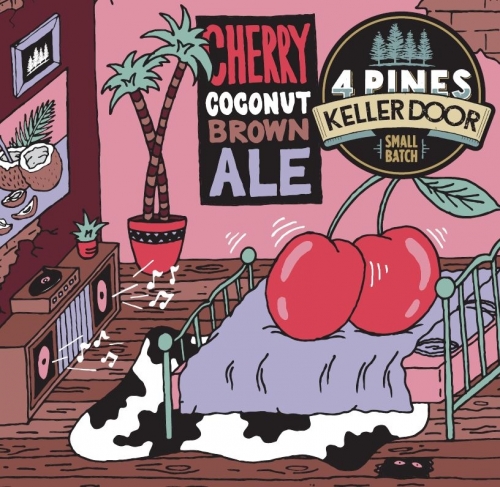 Келлер Дор Черри Коконат Браун