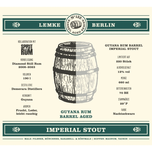 Империал Стаут Гайана Ром Баррел Эйджд