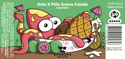 Окто Х Пинья Гуава Колада Ласси Гозе