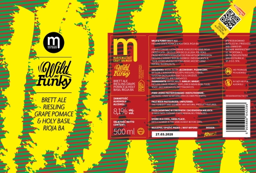 Вайлд энд Фанки Бретт Эль Рислинг Грейп Помейс энд Холи Бэйзил Риоха БА