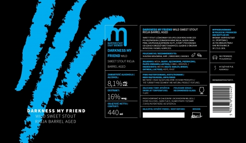 Даркнесс Май Френд – Вайлд Свит Стаут Риоха Баррел Эйджд