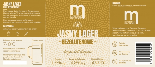 Марьенштадт Классичне Ясны Лагер Бесглютенове