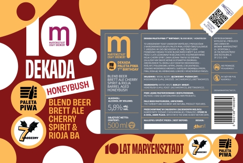 ДЕКАДА - Бленд Бир Бретт Эль Черри Спирит и Риоха Баррел Эйджд ХАНЕЙБУШ