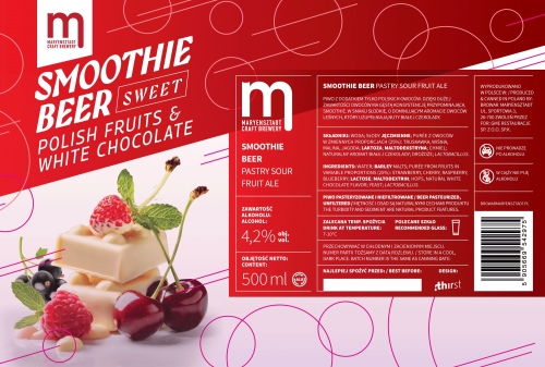 Смузи Бир Польские Фрукты и Уайт Чоколат