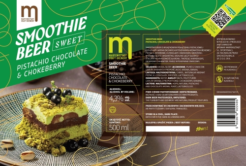 Смузи Бир Пистачио Чоколат Энд Чокеберри