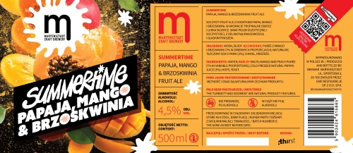 Саммертайм Папайя, Манго, Бжосквиня