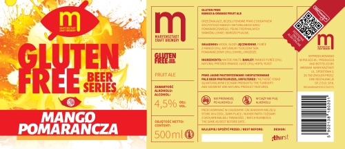 Глютен Фри - Манго и Орандж Фрут Эль