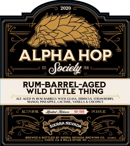 Альфа Хоп Сосайети 2020: Ром Баррел-Эйджд Уайлд Литл Тинг