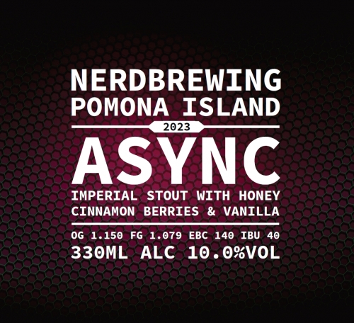 Асинк Империал Стаут В Хони, Циннамон Беррис энд Ванилла