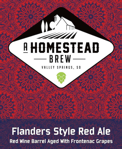 Фландерс Стайл Ред Эйл Эйджд ин Ред Вайн Баррелс он Фронтинак Грейпс