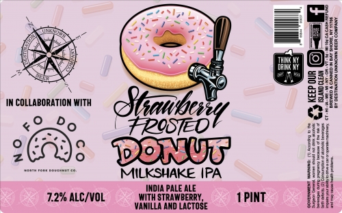 Строберри Фростед Донат Милкшейк ИПА