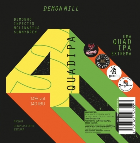 Демон Милл - Квад ИПА коллаб Демонхо, Молинариус, Санни Брю