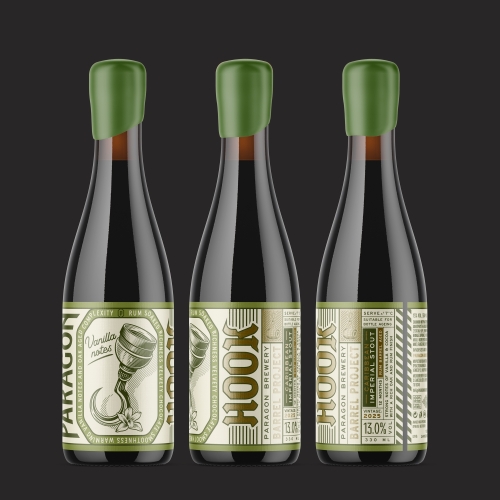 ХУК Карибский Имп Стаут Баррел Эйджд Ин Рам Баррелс Виз Ванилла Бинс