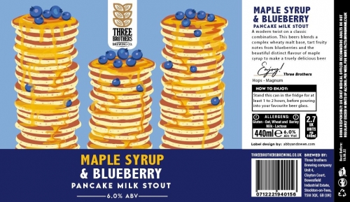 Мейпл Сироп & Блюберри Панкейк Милк Стаут