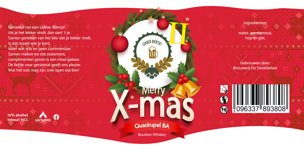 Леккер Биертйе Икс-Мас 2 Квадруппель БА Бурбон Виски