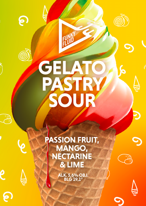 Джелато: Пассифрут, Манго, Нектарин и Лайм
