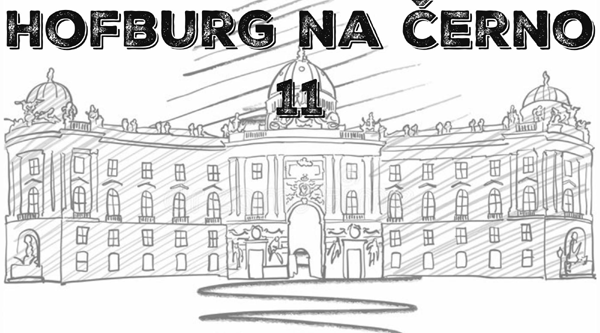 Хофбург на черно