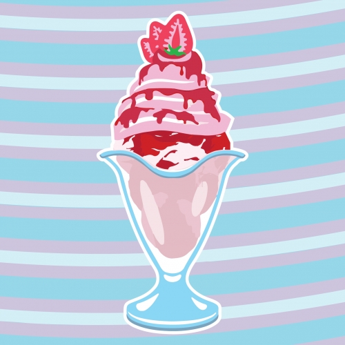 Сандэй Фандэй Строберри Айс Крим Соур