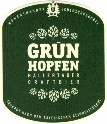 Халлертауэр Крафтбир Грюнхопфен