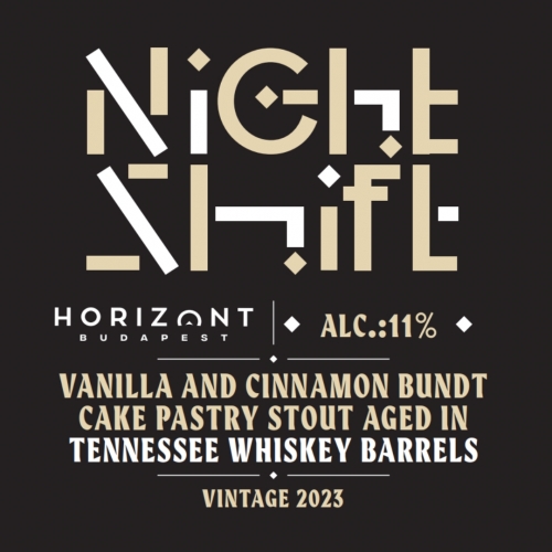 Найт Шифт Винтаж 2023 - Ванилла & Циннамон Бандт Кейк Пастри Стаут Эйджд Ин Теннесси Виски Баррелс