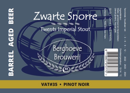 ВАТ#35 Зварте Снорре Баррел Эйджд Пино Нуар