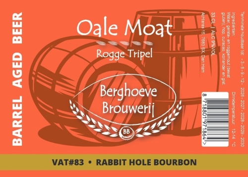 ВАТ#83 Оале Моат Баррел Эйджд Раббит Хоул Бурбон