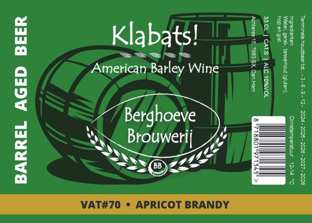 ВАТ#70 Клабатс! Баррел Эйджд Эприкот Брэнди