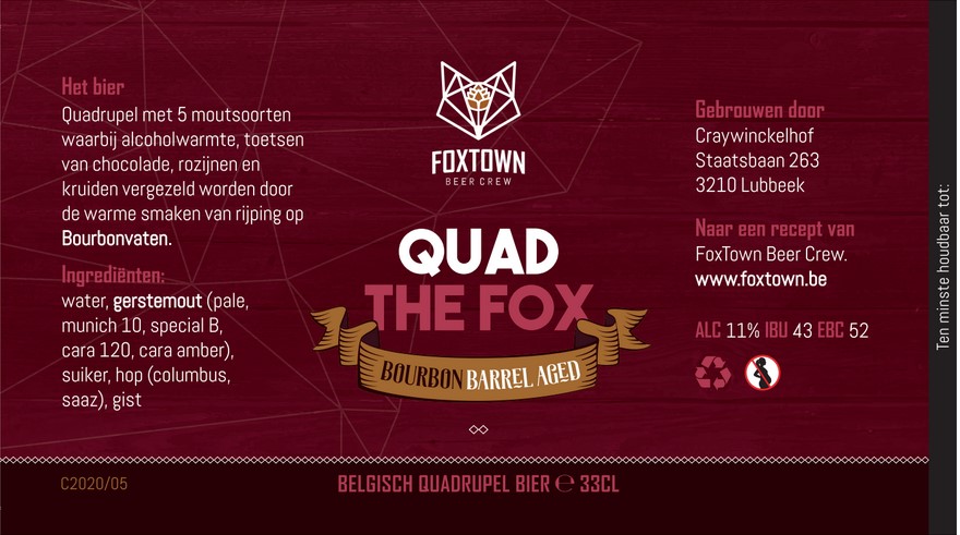 Квад зе Фокс Бурбон Баррел Эйджд С2020/05