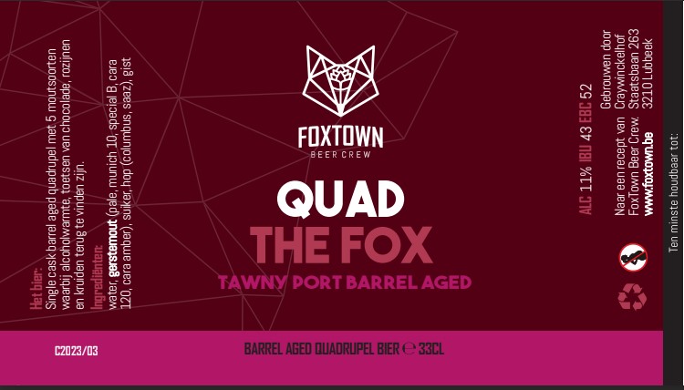 Квад зе Фокс Тони Порт Баррел Эйджд С2023/03